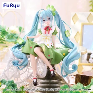 初音未來 杯麵蓋公仔 花之精靈－幸運草