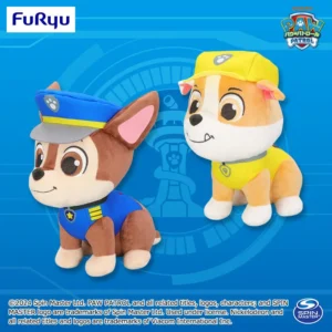 汪汪隊立大功 KAWAII風格大尺寸玩偶~阿奇・毛毛~