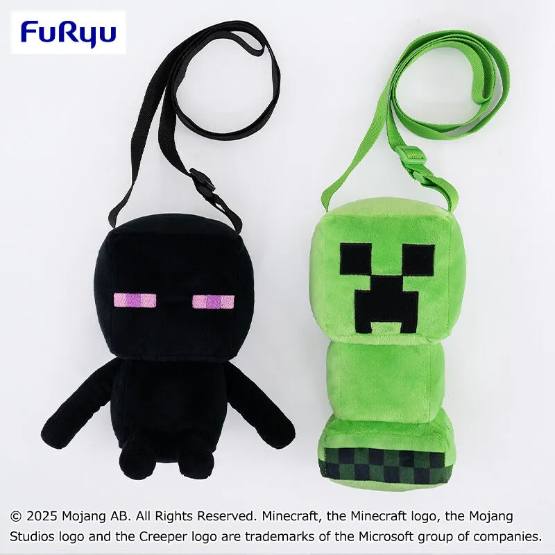 Minecraft 絨毛造型斜背包