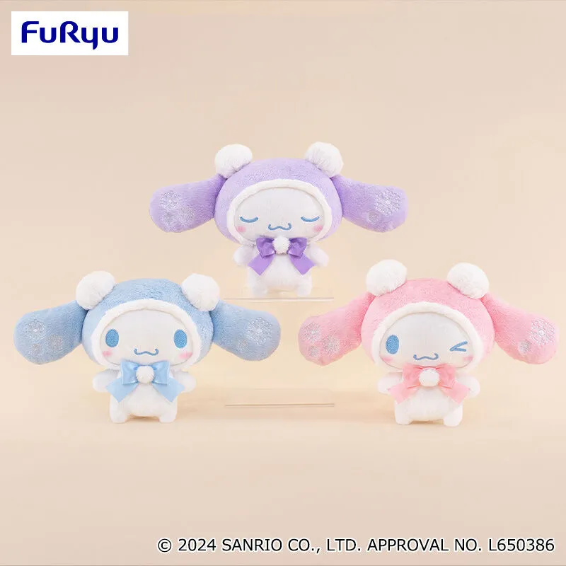 大耳狗 白色小熊斗篷娃娃