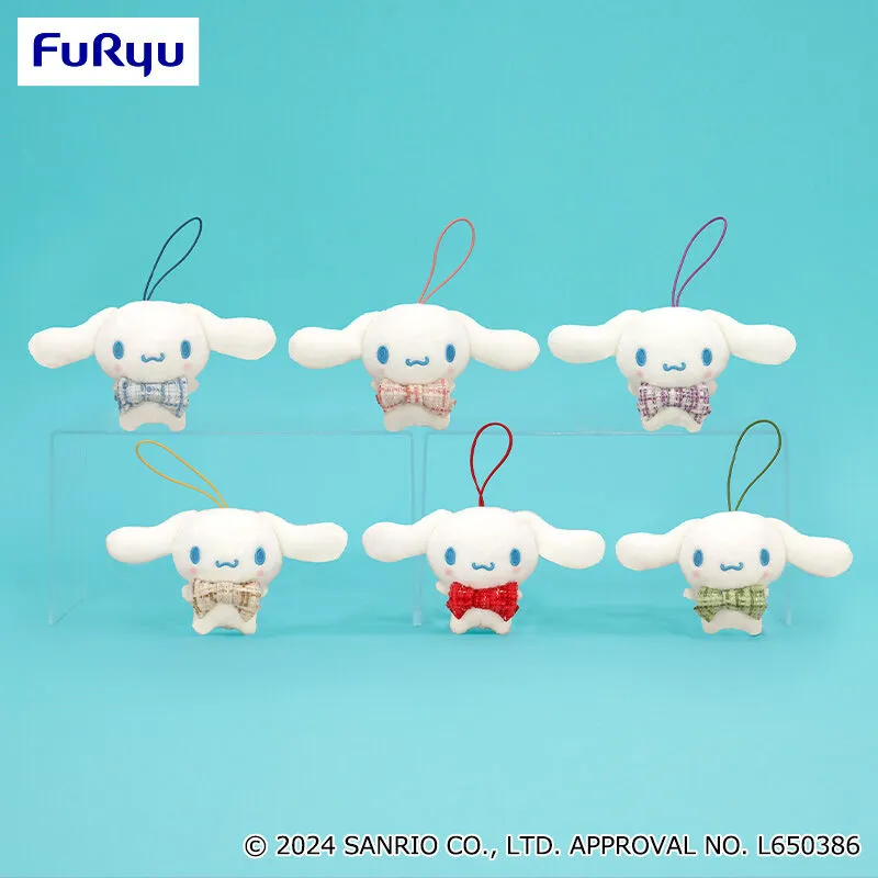 大耳狗 彩色花呢蝴蝶結吊飾