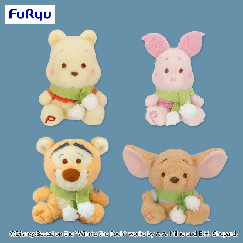 小熊維尼 暖心絨毛 冬季療癒吊飾