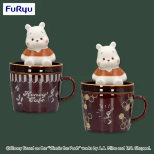 小熊維尼 HUNNY咖啡館 棉花糖造型附蓋馬克杯