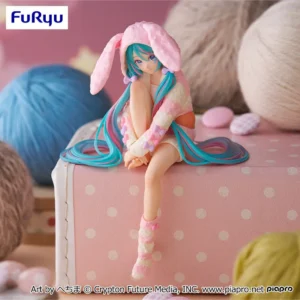 初音未來 泡麵蓋公仔－兔耳睡衣
