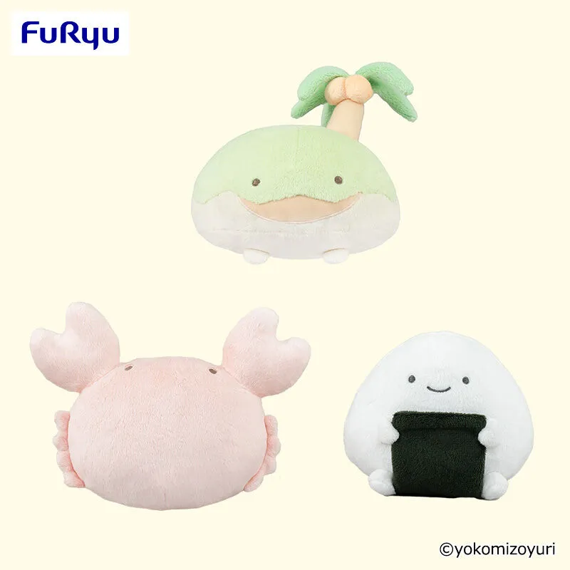 萬事通小動物 絨毛娃娃（螃蟹、小島、海苔飯糰）