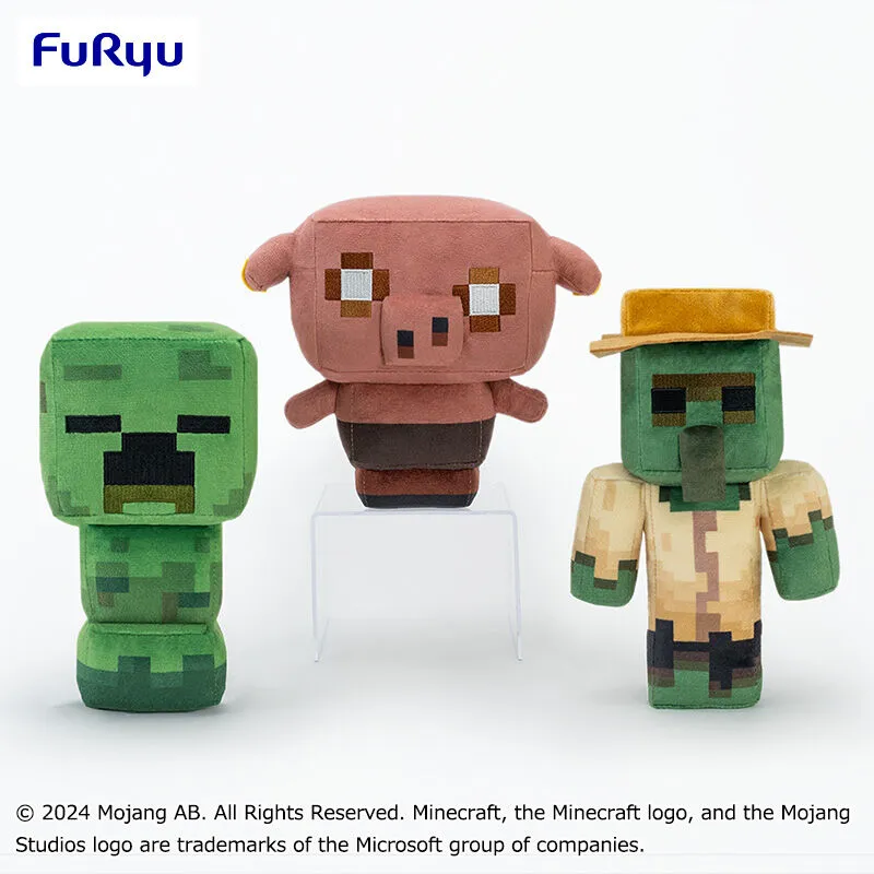 Minecraft 布偶～苦力怕、豬布林、殭屍～