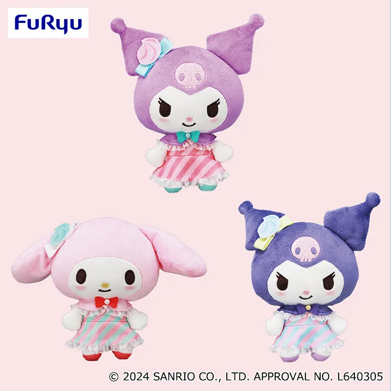 美樂蒂＆酷洛米 華麗蛋糕風絨毛玩偶