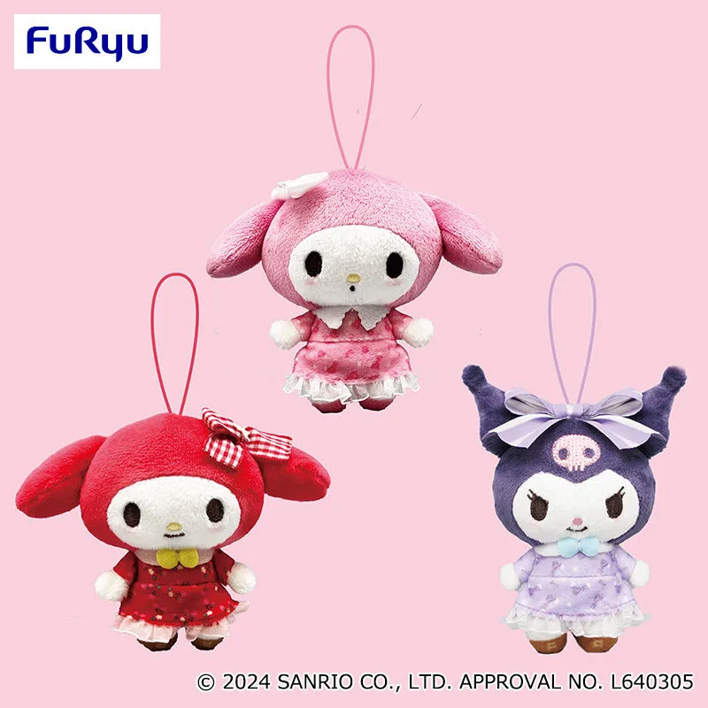 美樂蒂・酷洛米 花漾洋裝吊飾