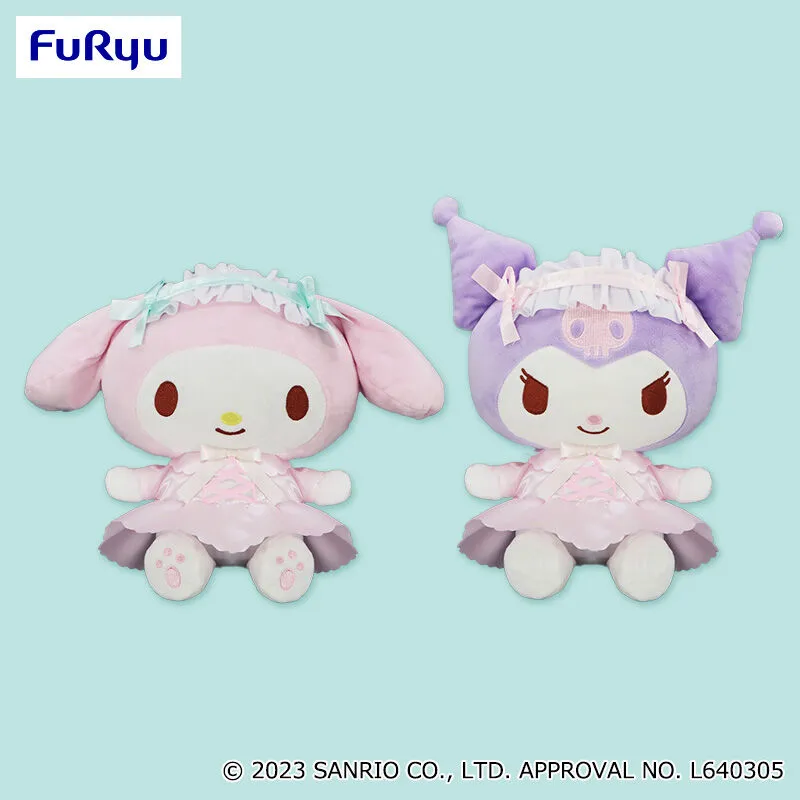 美樂蒂・酷洛米 推し活日記睡衣造型大娃娃