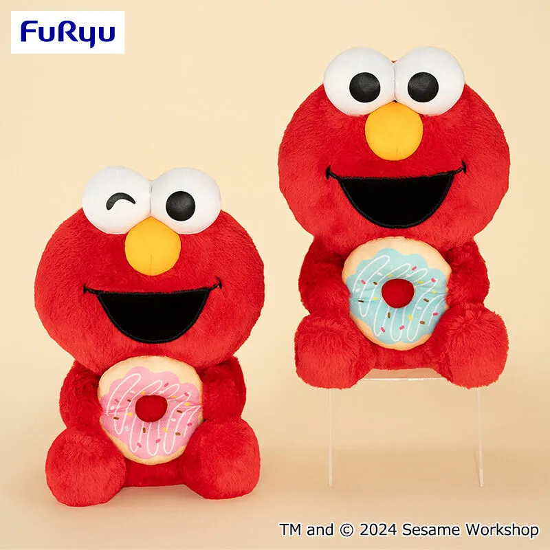 芝麻街 甜甜圈懷抱超大玩偶～艾蒙～