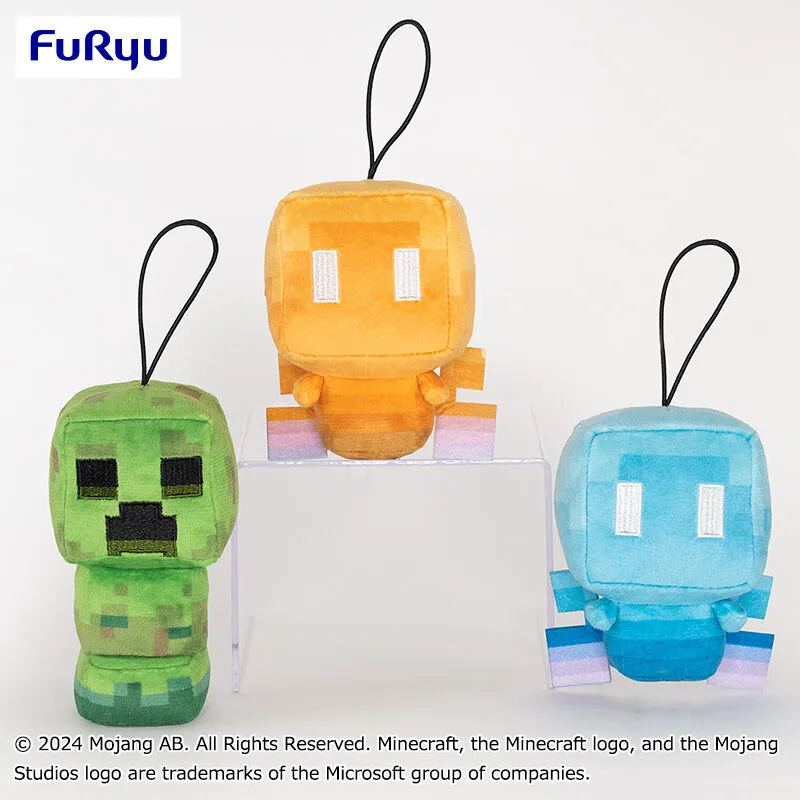 Minecraft 公仔吊飾組～苦力怕・蒐集精靈・建築精靈～