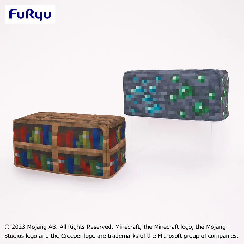 Minecraft 衛生紙盒套～書櫃／礦石方塊～