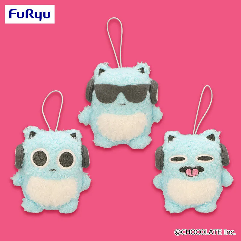 Blue Hamham 蓬鬆吊飾