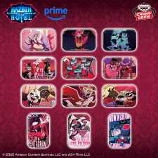 地獄旅館 方形壓克力胸章