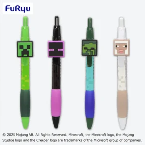 Minecraft 軟膠吊飾原子筆