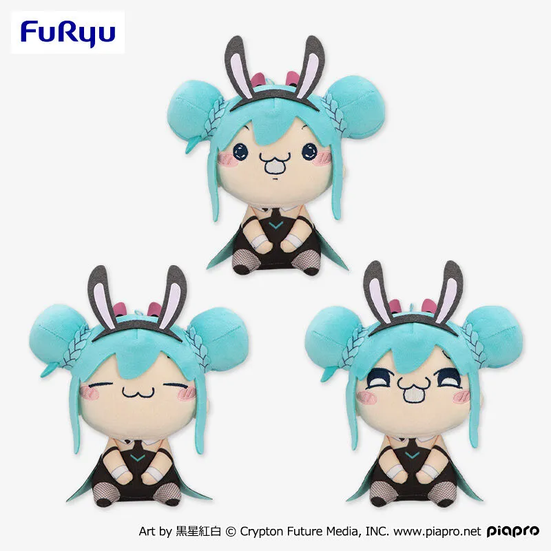 初音未來 Q彈搗麻糬絨毛玩偶－小烏薩奇裝