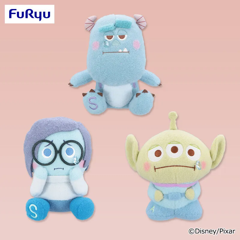 皮克斯角色 柔軟蓬蓬療癒大娃娃