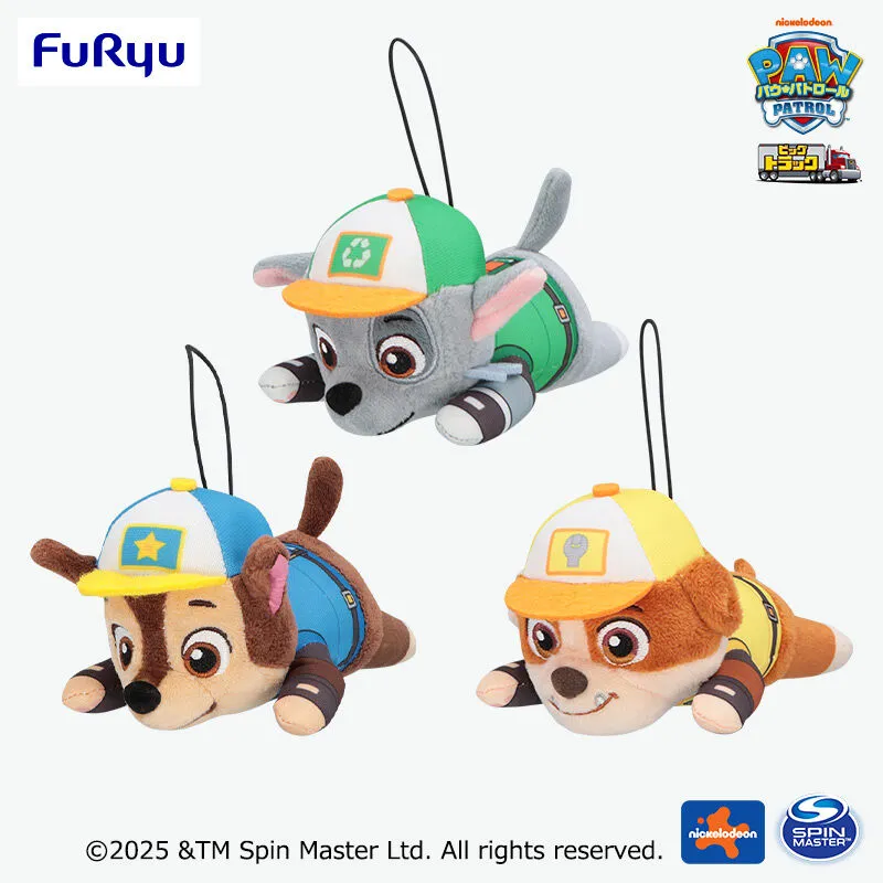 汪汪隊立大功 大型卡車吊飾～阿奇・洛奇・小礦工～