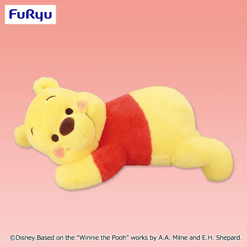 小熊維尼 側躺睡姿 V-BIG絨毛玩偶