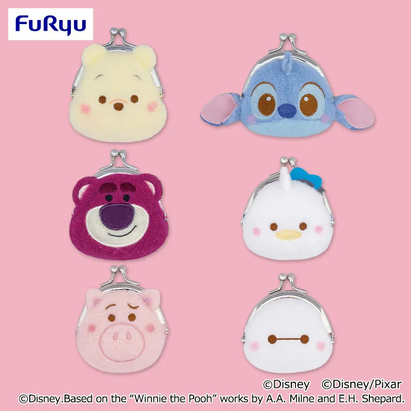 迪士尼＆皮克斯角色 軟綿綿臉型零錢包