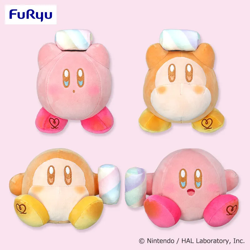 星之卡比 棉花糖扭轉造型絨毛玩偶