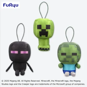 Minecraft 閃亮Q版造型吊飾