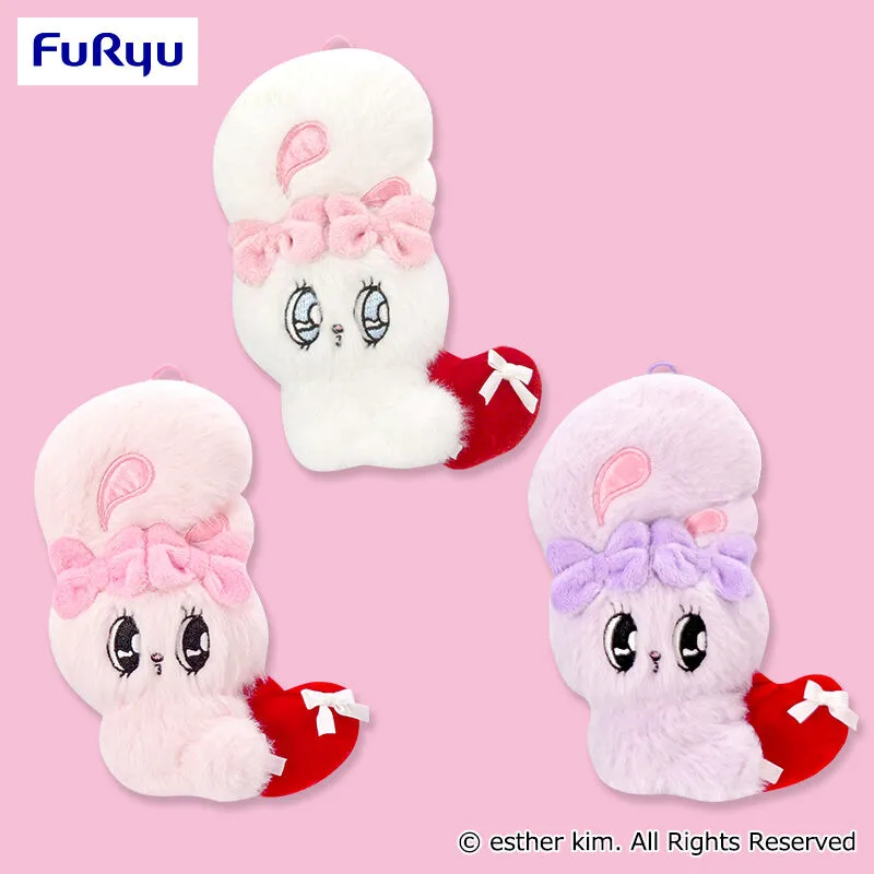 ESTHER BUNNY 蝴蝶結愛心吊飾