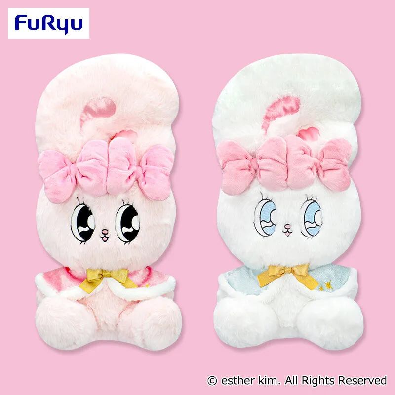 Esther Bunny 冬季斗篷版超大絨毛娃娃