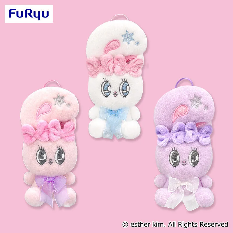 Esther Bunny 雪花蝴蝶結吊飾