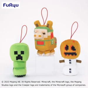 Minecraft 聖誕快樂吊飾