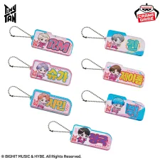 TinyTAN Boy With Luv 啾萌流行風 壓克力方塊鑰匙圈