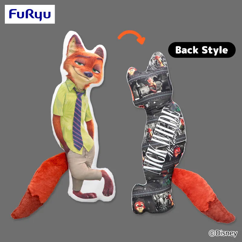 ズートピア WE LOVE YOU! -Nick Wilde- しっぽ付きダイカットクッション