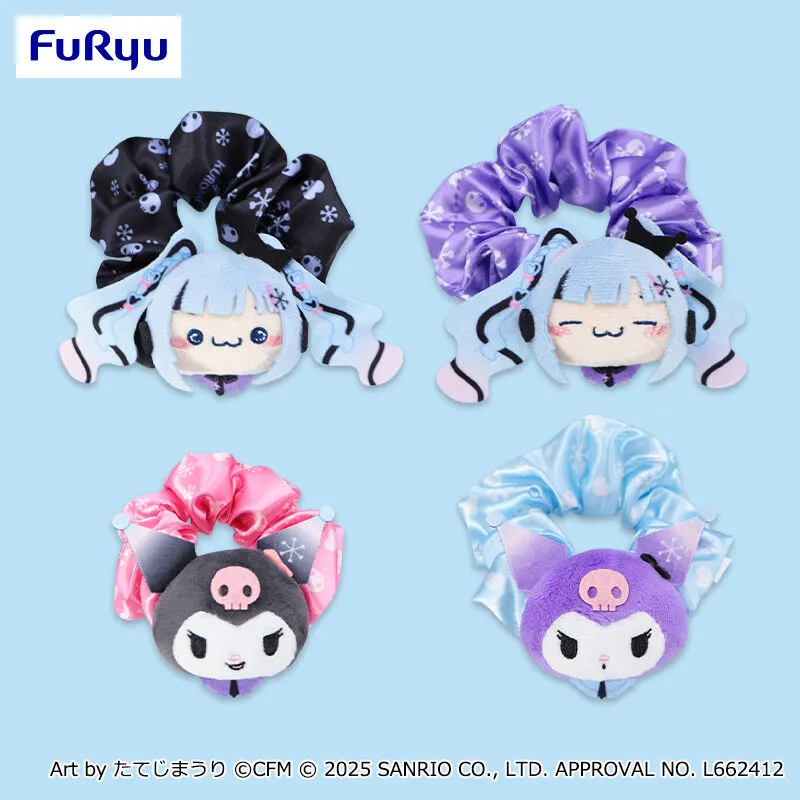 雪ミク×クロミ もちぴこぴょこきゅんシュシュ