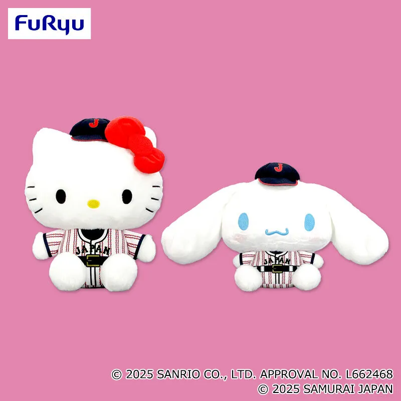 侍ジャパン×サンリオキャラクターズ 野球日本代表「侍ジャパン」BIGぬいぐるみvol．1