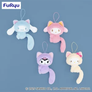 Sanrio Characters 貓咪布偶尾巴造型小掛件
