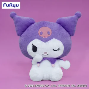 Kuromi 超超BIG玩偶~裝模作樣眨眼~
