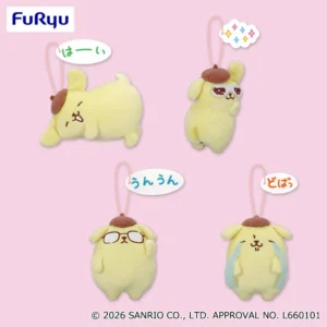 Pompompurin 會笑♪還會動的Purin吊飾