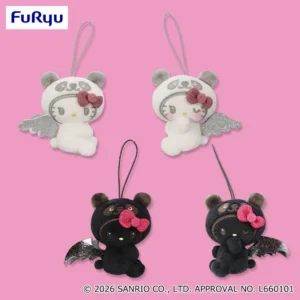 熊貓 Hello Kitty 小惡魔×天使小玩偶