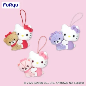 Hello Kitty 彩色雙人小玩偶