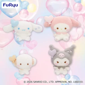 Sanrio Characters Milky Boa ぷんわり愛心氣球吊飾