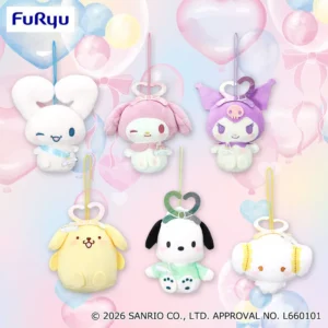 Sanrio Characters ぷんわり愛心氣球吊飾