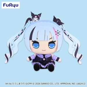 雪未來×Kuromi 圓潤BIG玩偶