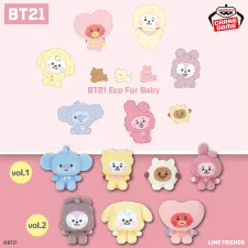 BT21 Eco Fur Baby 柔軟絨毛玩偶 vol.2