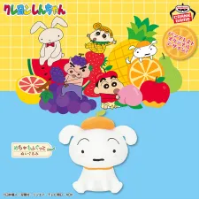 蠟筆小新 超級柔軟大玩偶 小白～滿滿水果！的說～