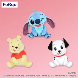 ディズニーキャラクター こてっとぺったん 舌ぺろBIGぬいぐるみ