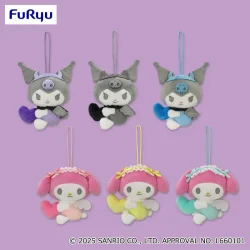 美樂蒂・酷洛米 小惡魔×天使造型吊飾