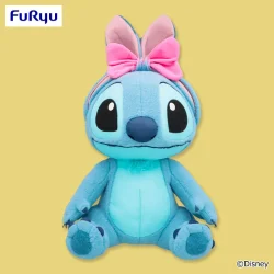 迪士尼 史迪奇 兔耳綁結 V-BIG 大型玩偶