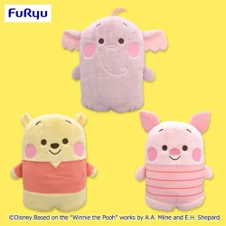 小熊維尼 並排多米諾好朋友 特大！玩偶②