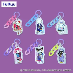 三麗鷗家族 MASHIMASHI 與遊樂園合作款 角色吊飾掛飾組
