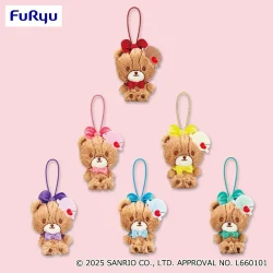 小熊泰迪 彩色冰淇淋吊飾